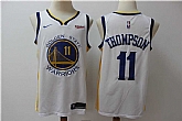 Warriors 11 Klay Thompson White Nike Swingman Jersey,baseball caps,new era cap wholesale,wholesale hats